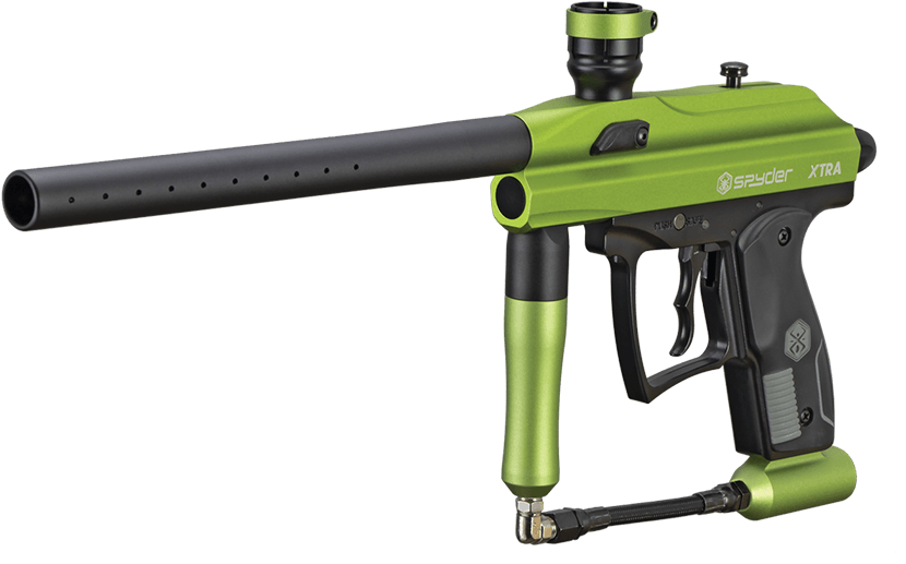 Green Spyder Xtra Paintball Marker PNG