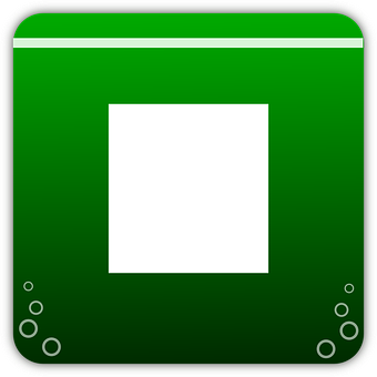Green Square Icon PNG