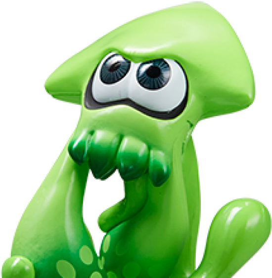 Green Squid Toy Figure PNG