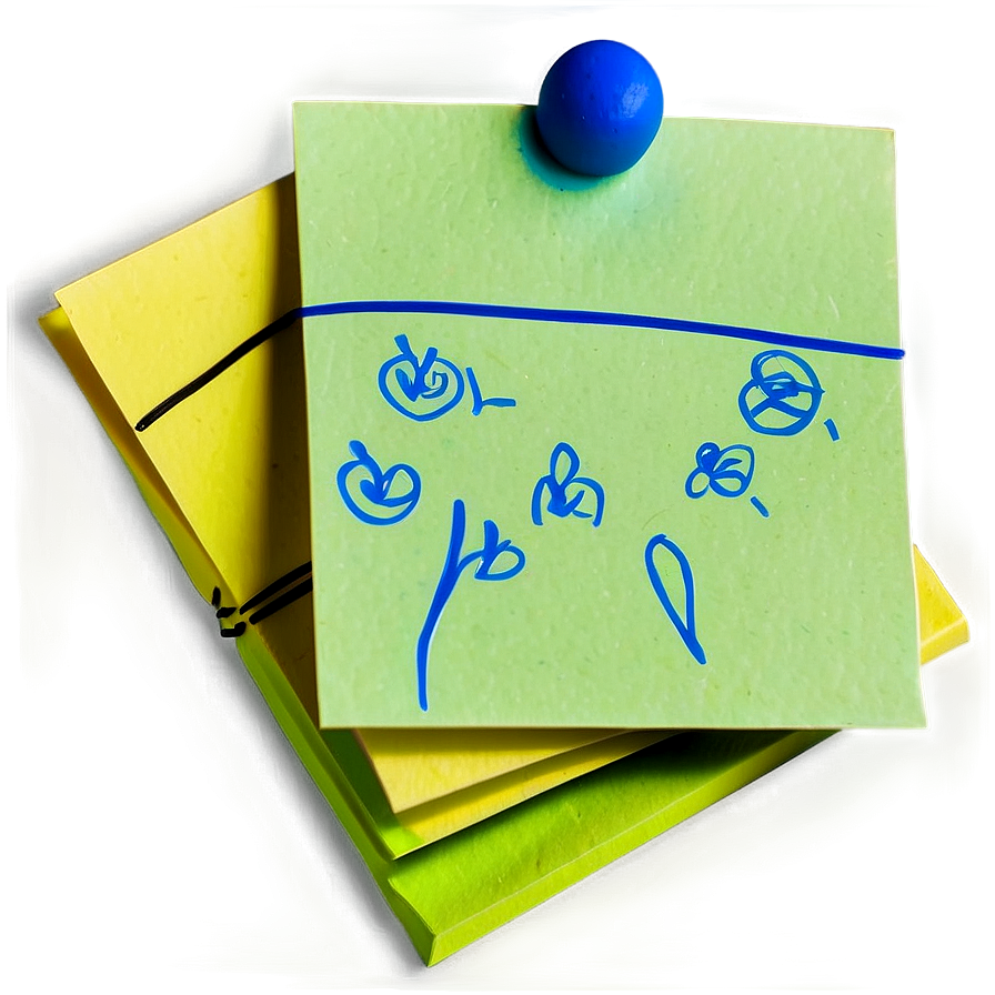 Green Sticky Note Png 76 PNG
