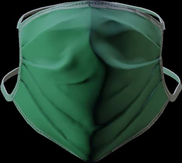 Green Surgical Mask PNG
