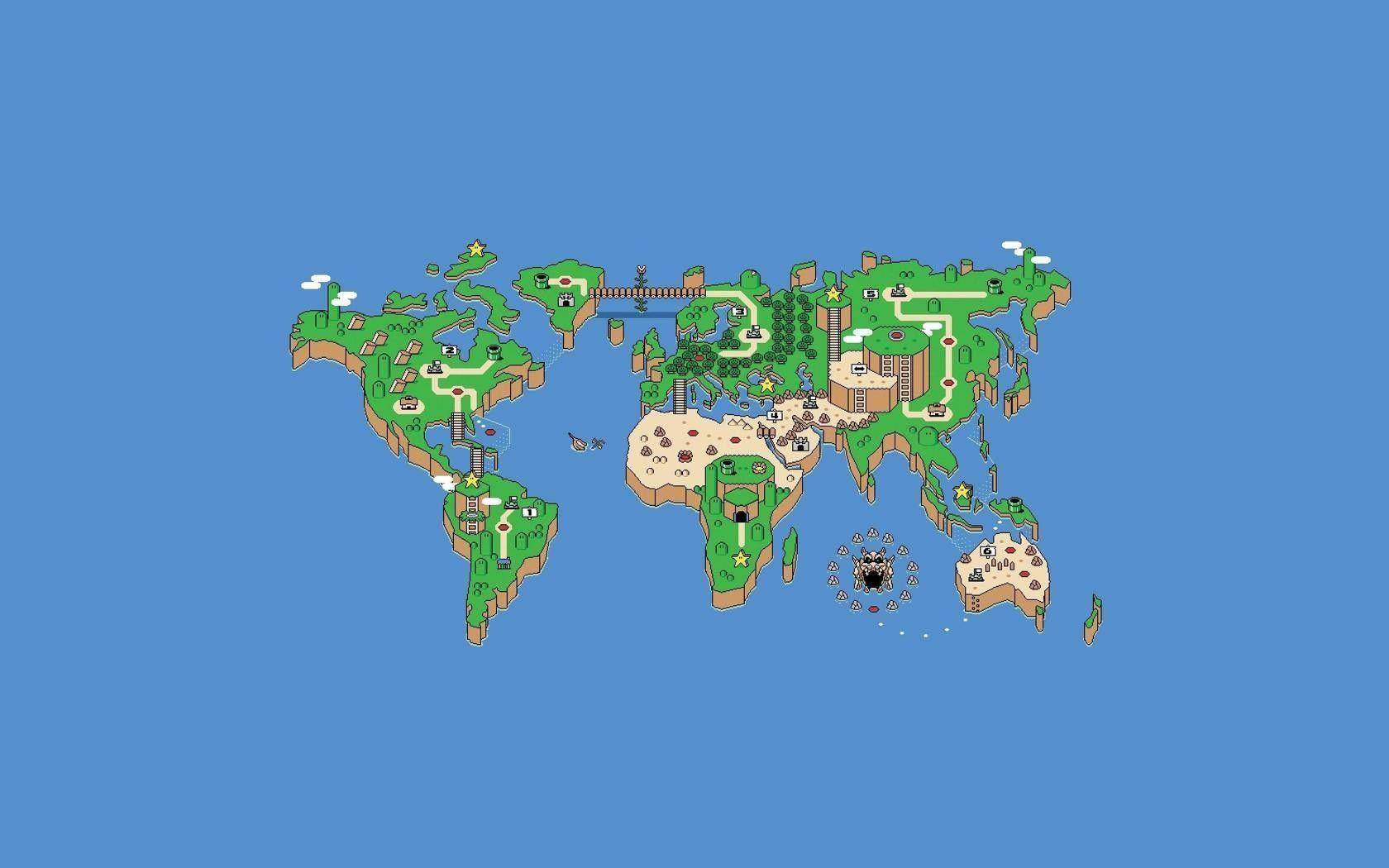 Green Switch Palaca Super Mario World Wallpaper