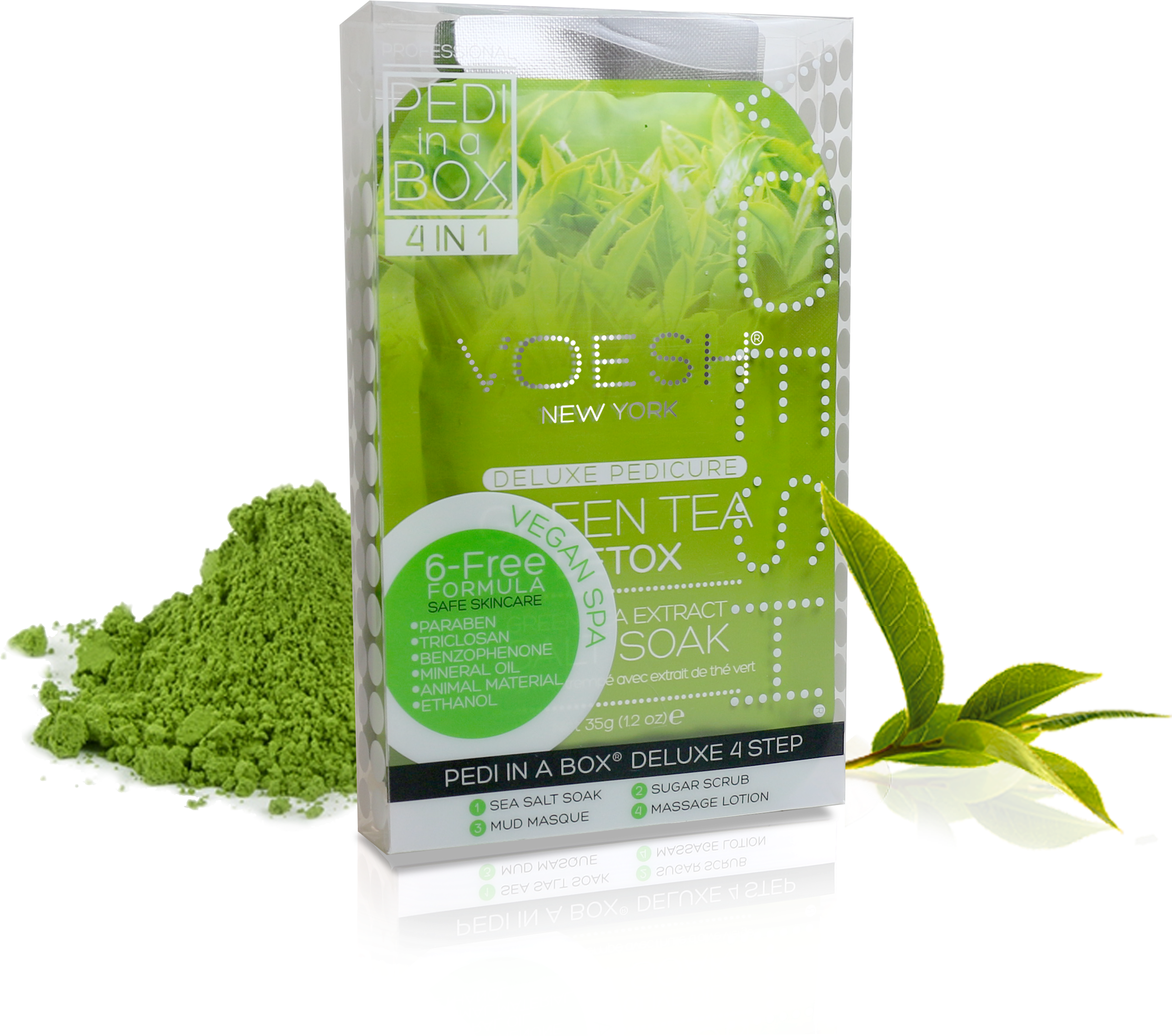 Green Tea Detox Pedicure Product PNG