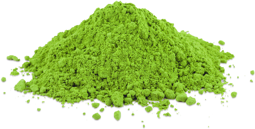 Green Tea Matcha Powder Pile PNG