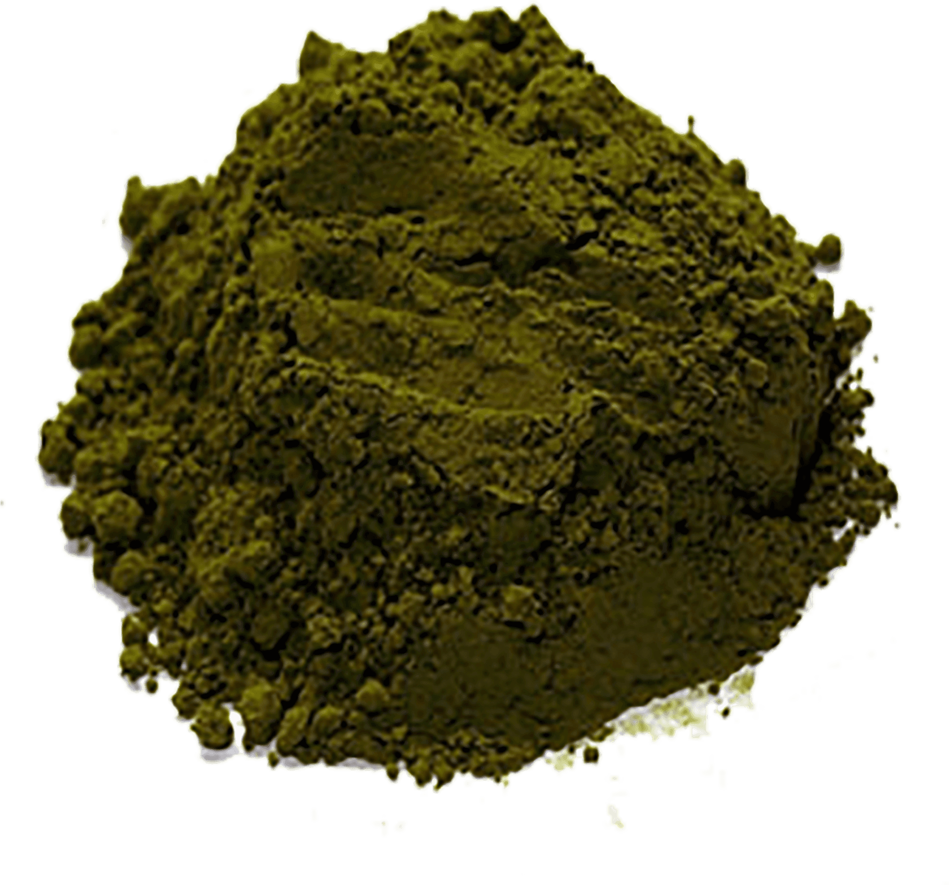 Green Tea Powder Heap PNG