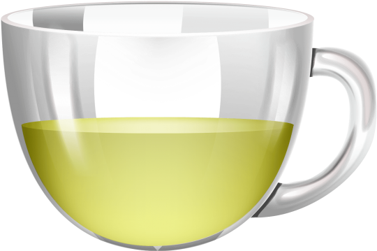 Green Teain Transparent Cup PNG