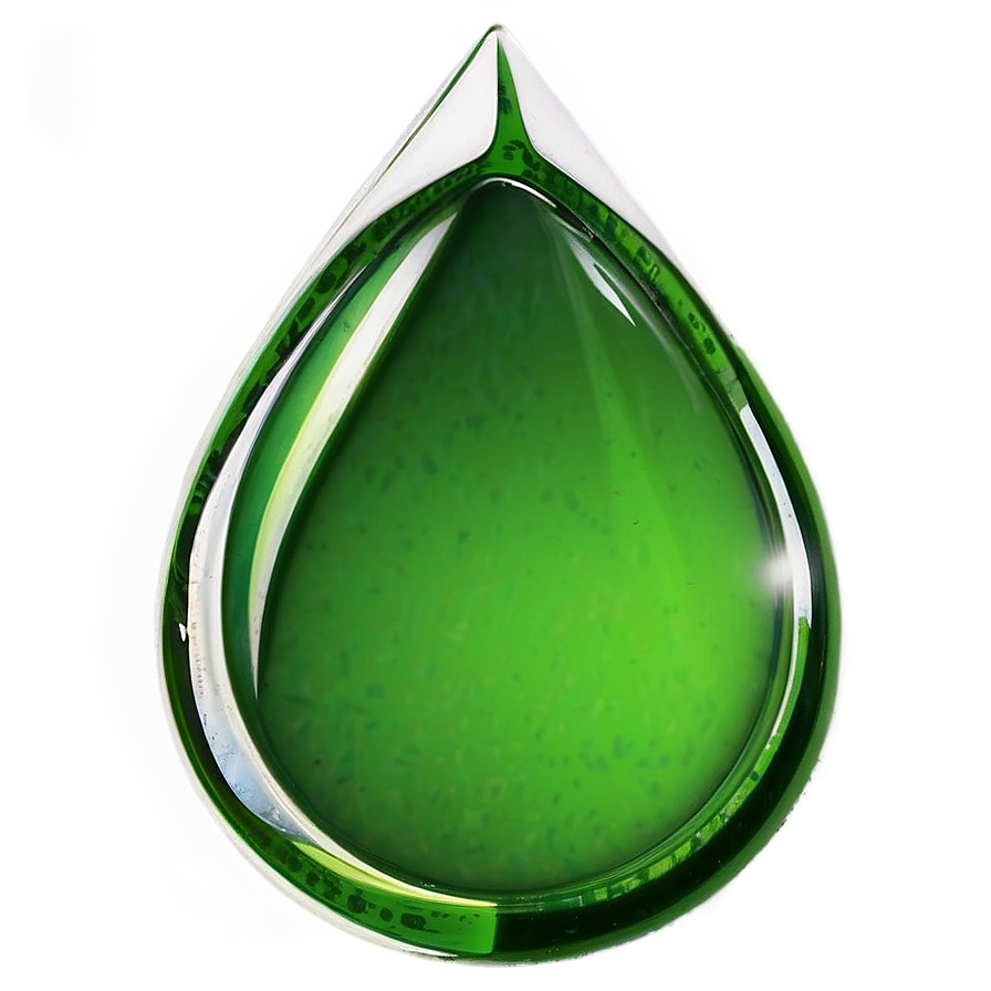 Download Green Teardrop Png Dmu43 | Wallpapers.com