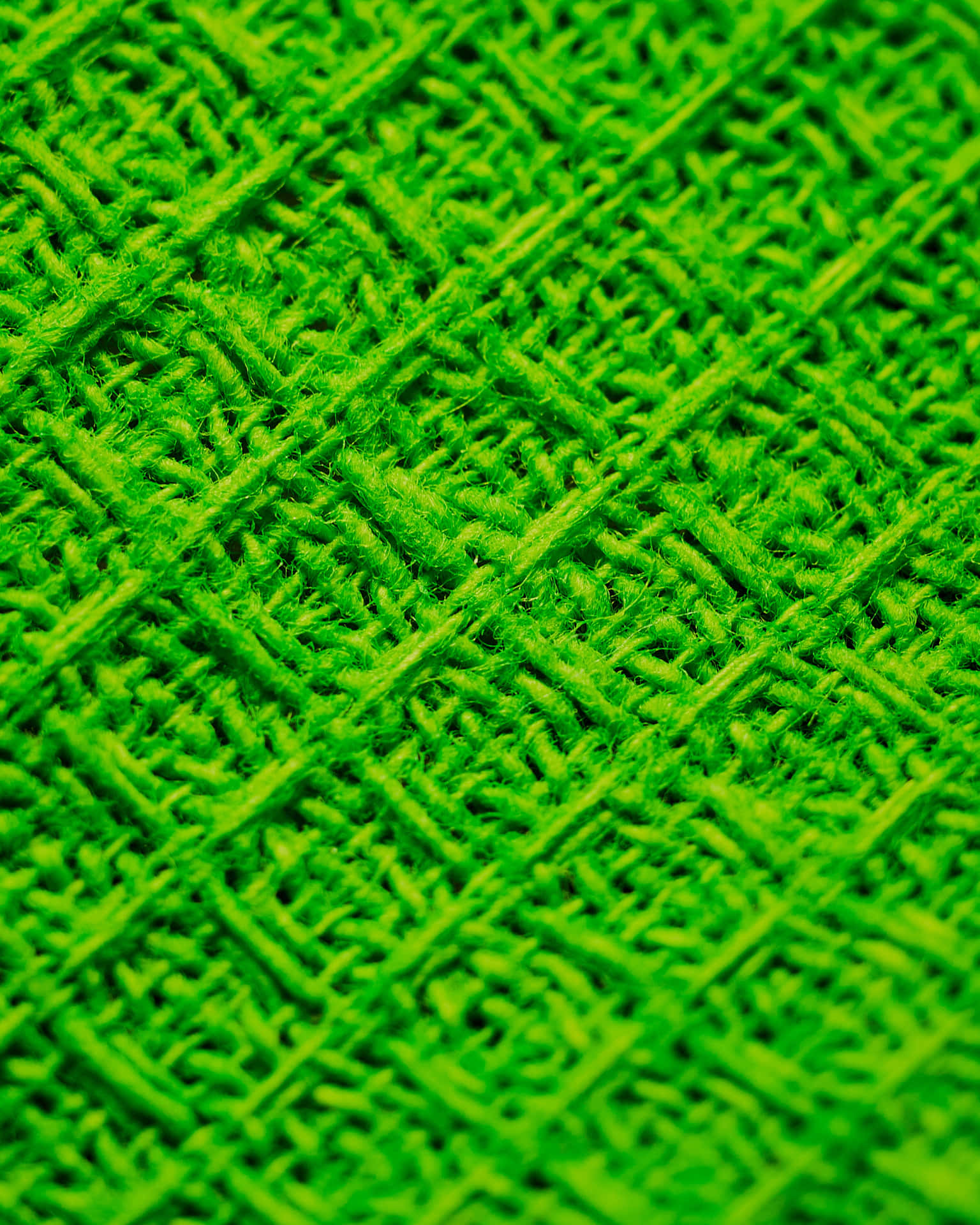 Beautiful Green Knitted Fabric Texture Background