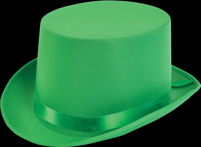 Green Top Hat Isolated PNG