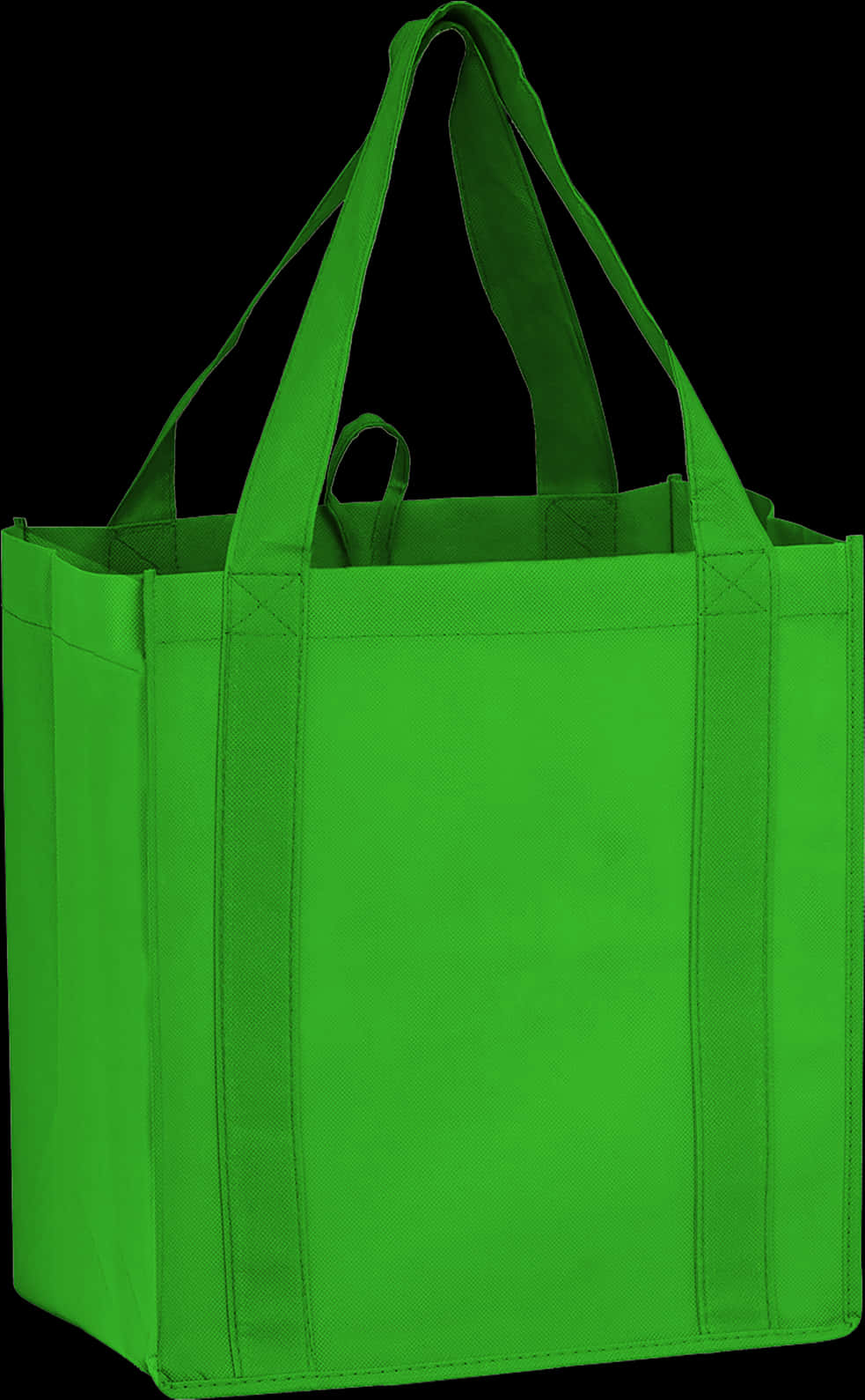 Green Tote Bag Isolated PNG