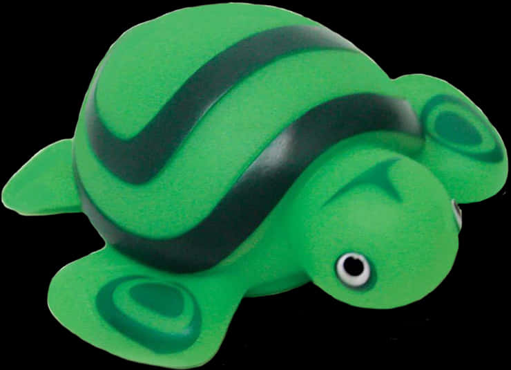 Green Toy Turtle Isolated PNG