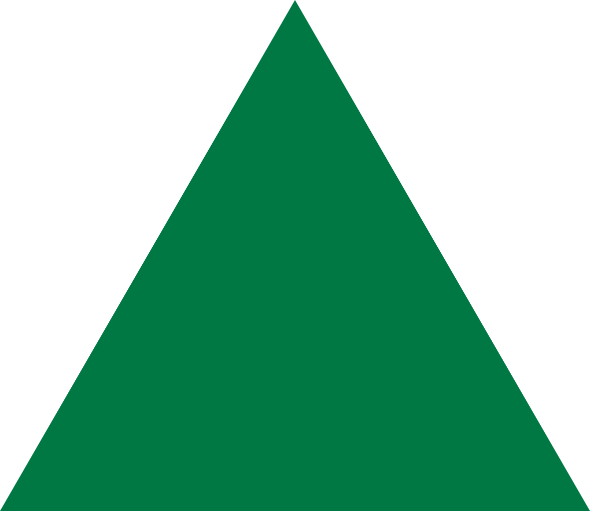 Green Triangle Graphic PNG
