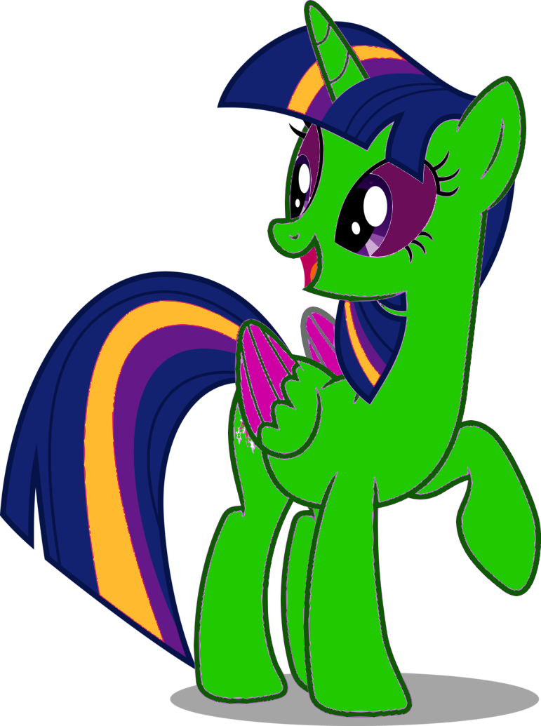 Green Twilight Sparkle Vector PNG
