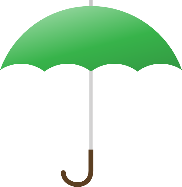 Green Umbrella Icon PNG