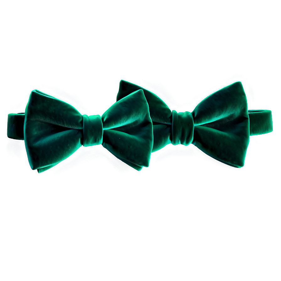 Green Velvet Bow Tie Png 71 PNG