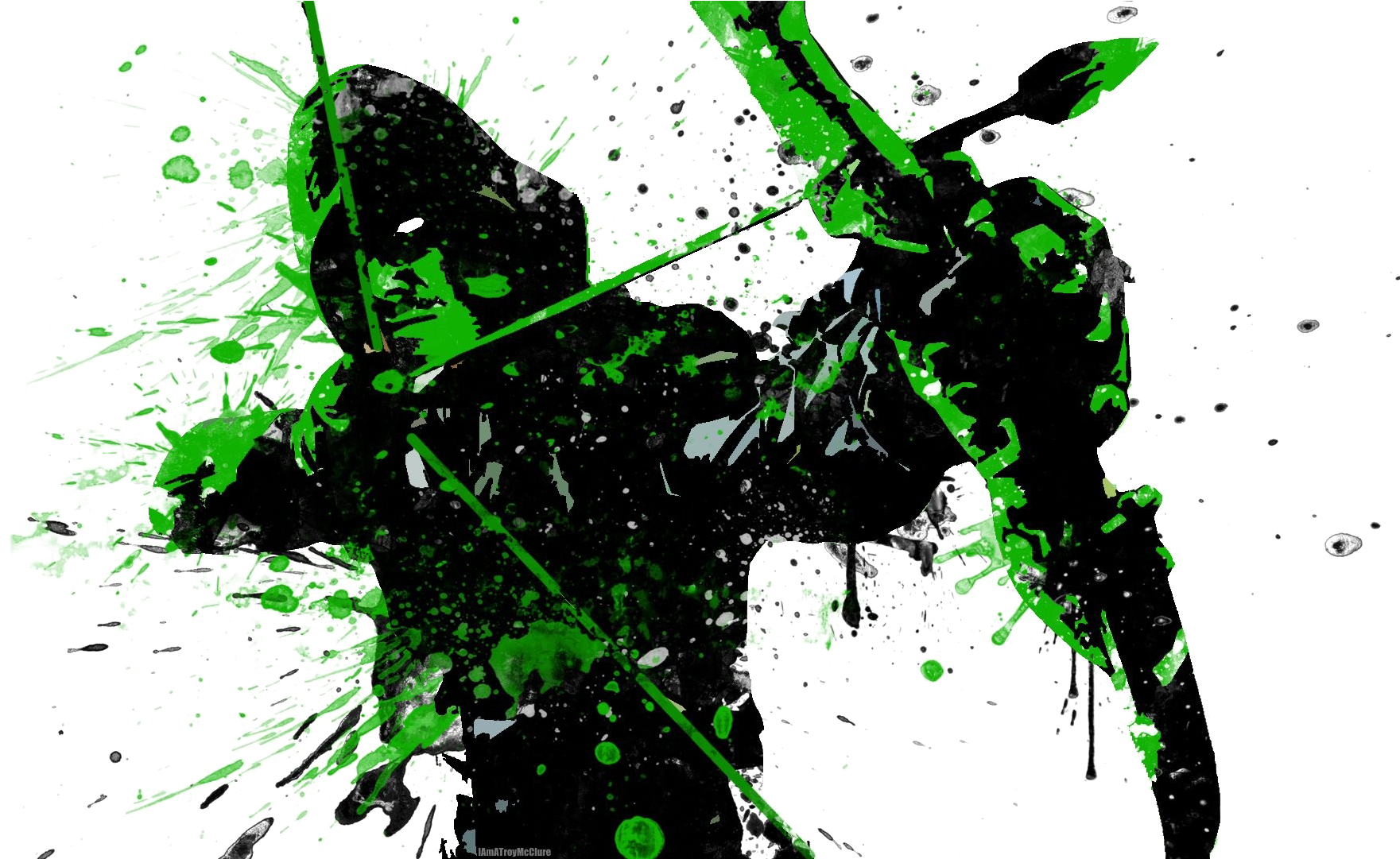 Green Vigilante Artwork PNG
