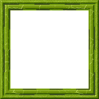 Green Vintage Frame PNG