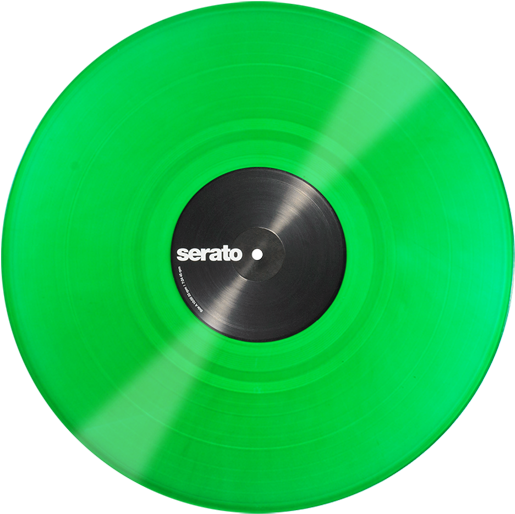 Green Vinyl Record Serato PNG