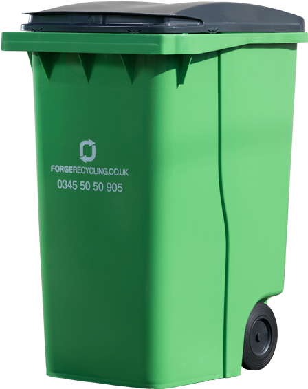 Green Wheelie Bin PNG