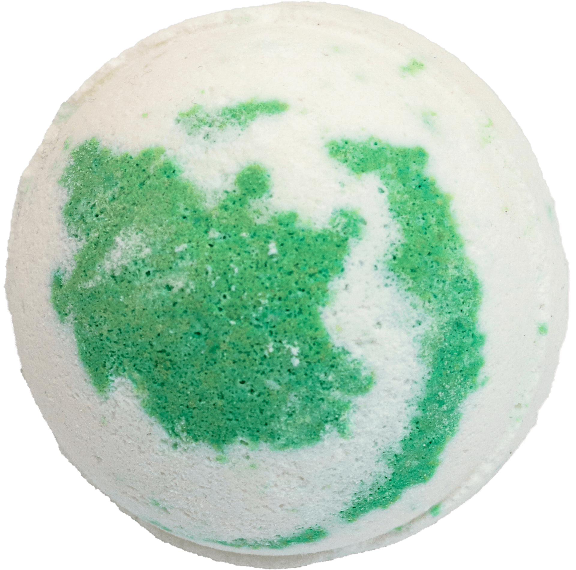 Green White Bath Bomb Circle PNG
