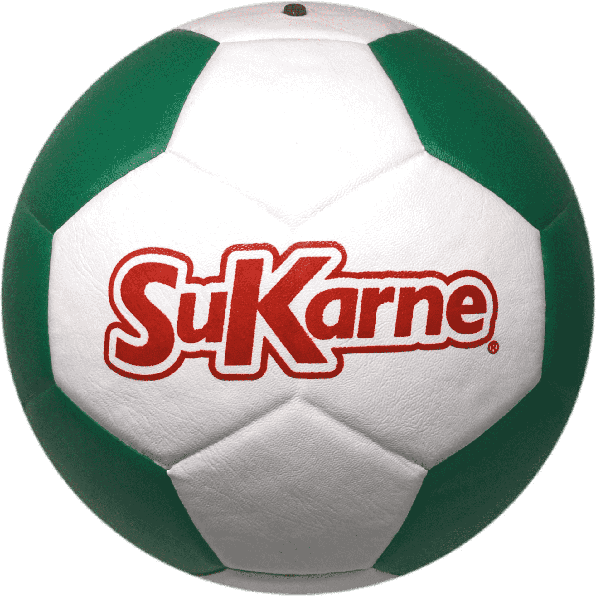 Green White Soccer Ball Sukarne Logo PNG