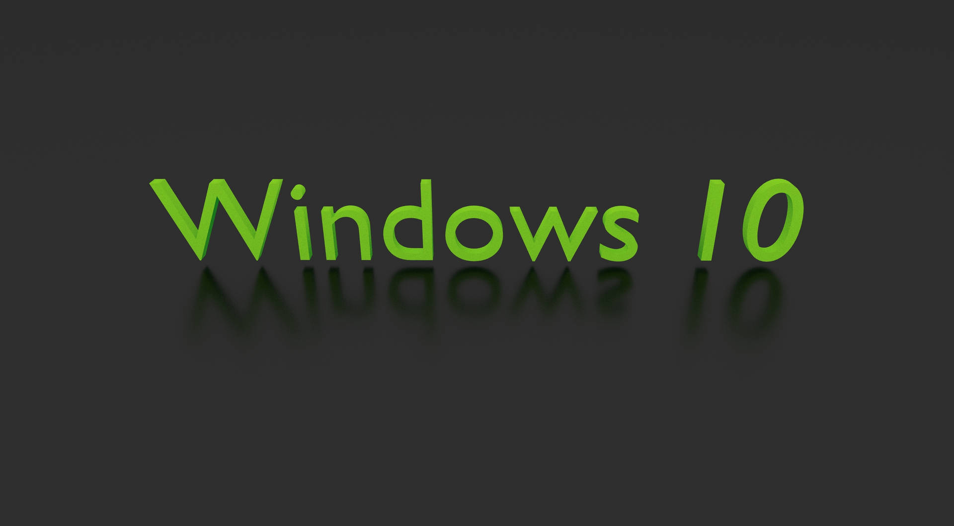 Windows10 Verde En Alta Definición Fondo de pantalla