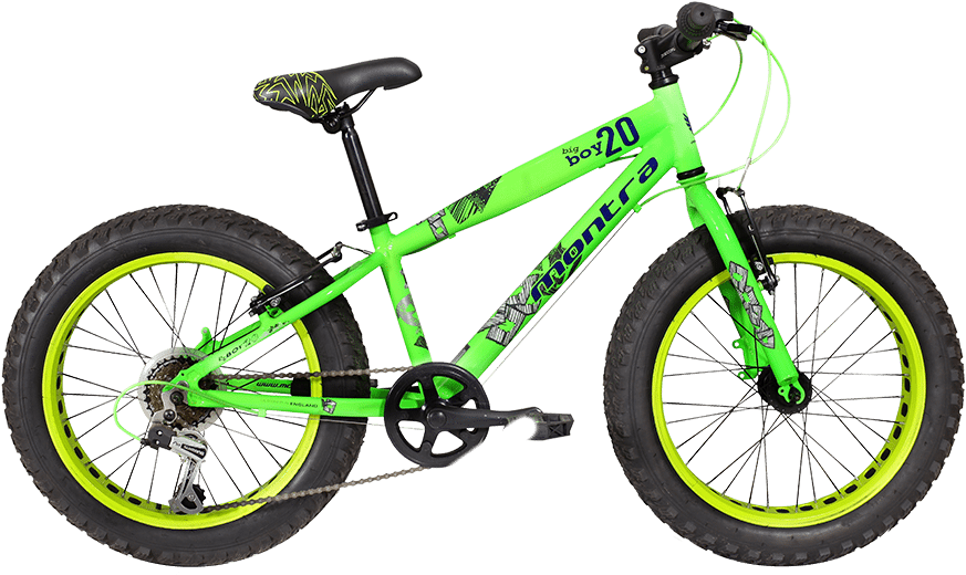 Green Youth Mountain Bike PNG