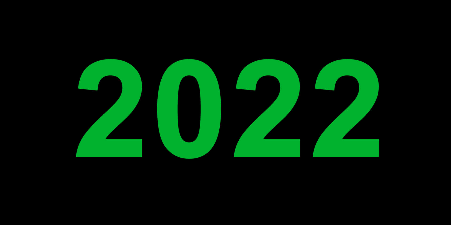 Green2022on Black Background PNG