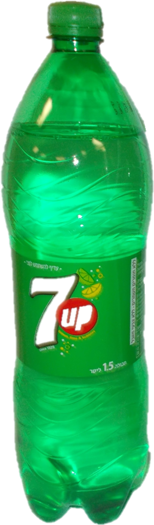 Green7 Up Bottle Cold Drink PNG