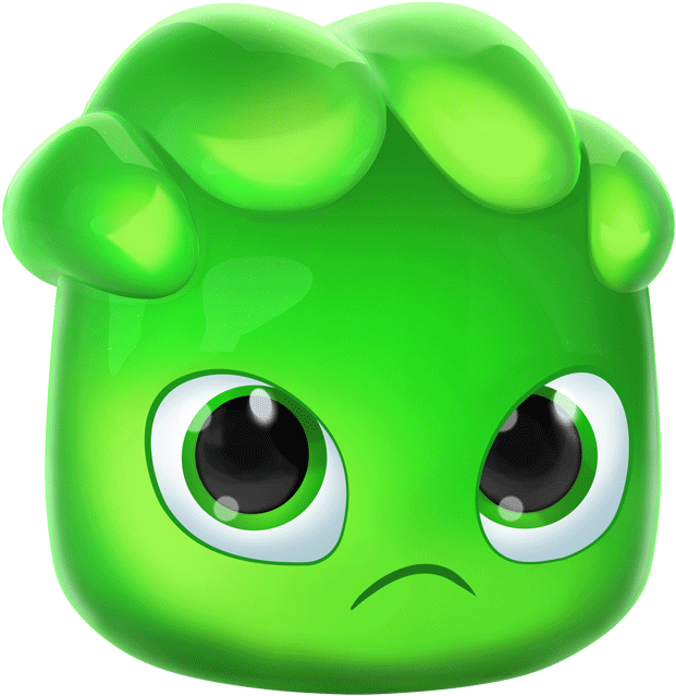 Green_ Animated_ Reptile_ Character PNG