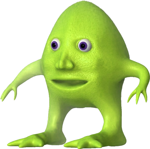 Green_ Surreal_ Character.png PNG