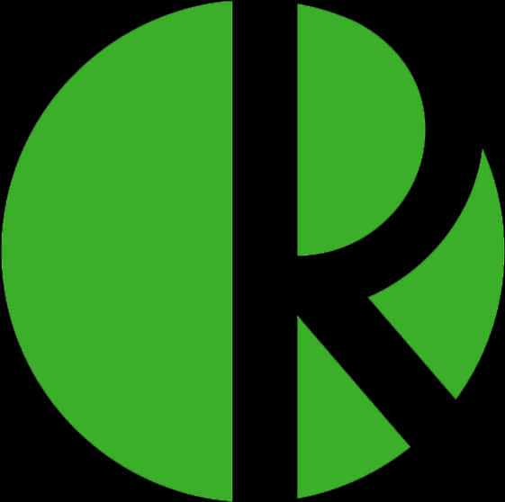 Greenand Black Abstract Logo PNG