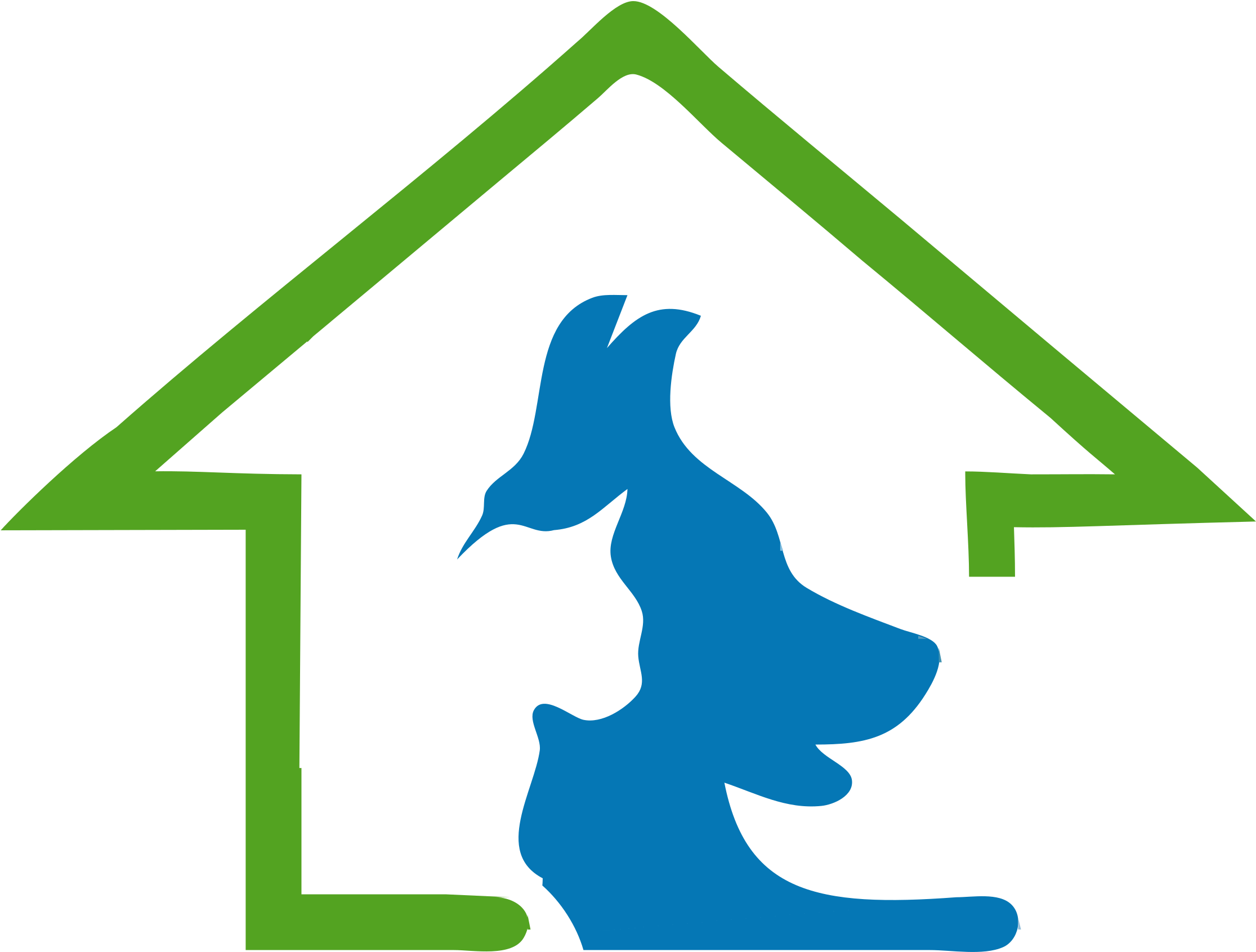 Greenand Blue House Logo PNG