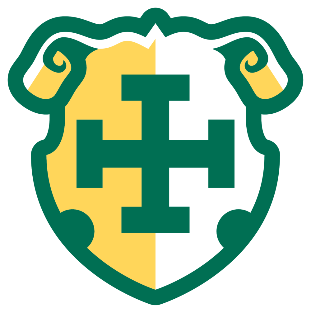 Greenand Gold Crest Logo PNG