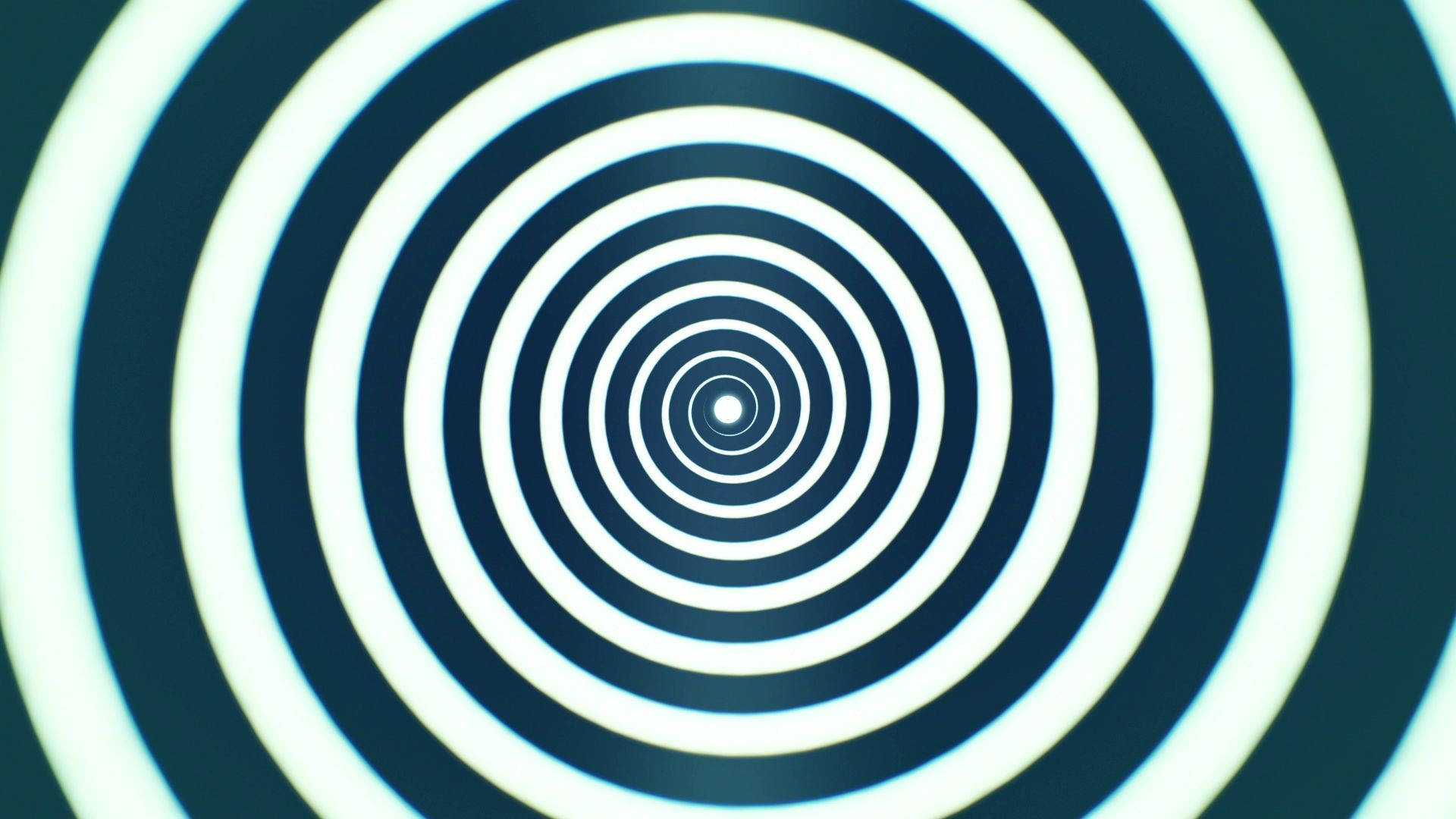 Greenish Hypnosis Spiral Pattern