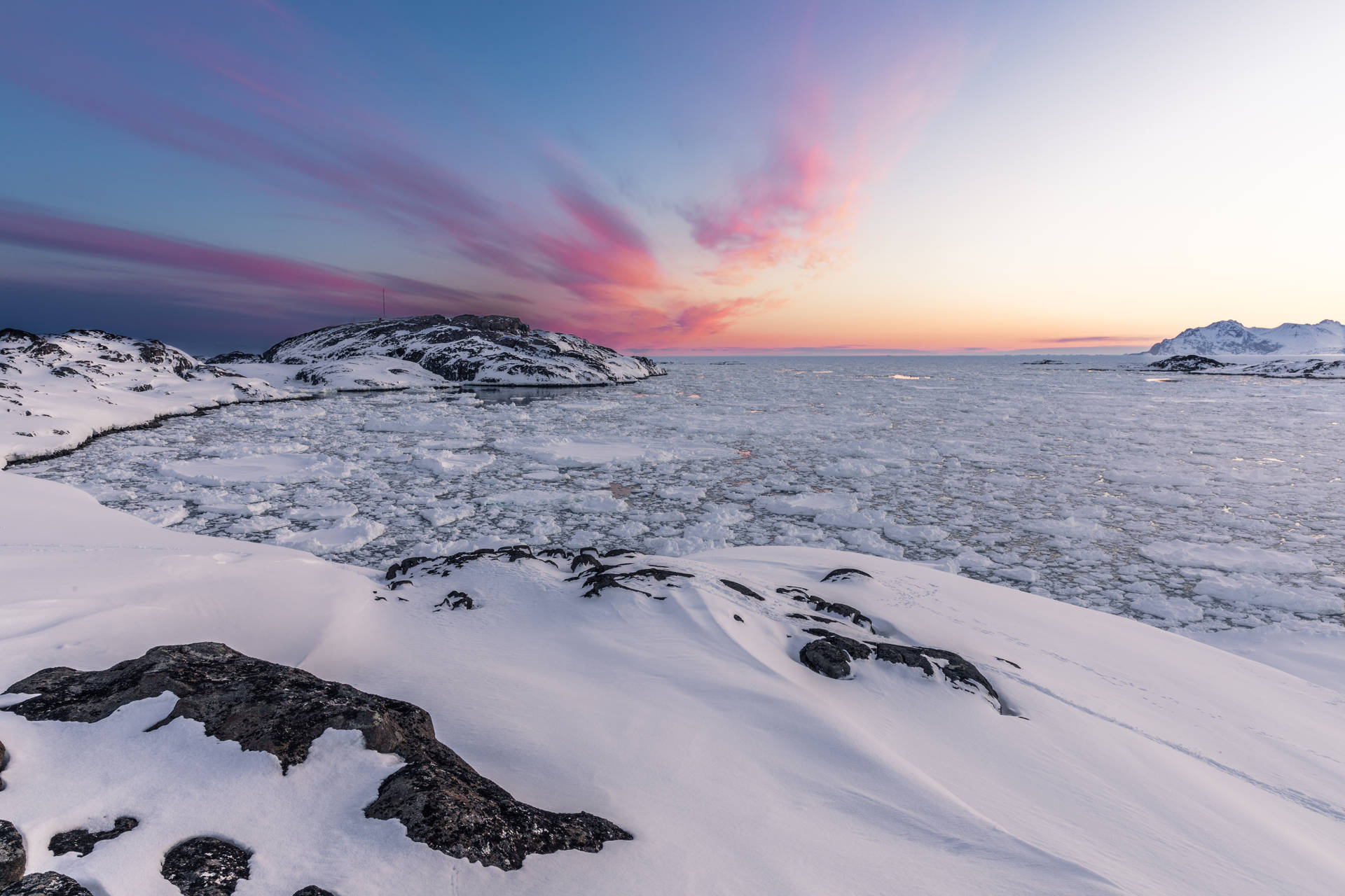 Greenland Frozen Sea