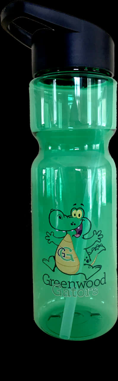 Greenwood Gators Water Bottle PNG