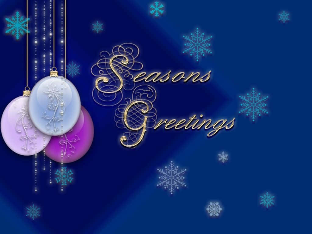Warm Greetings on a Festive Background
