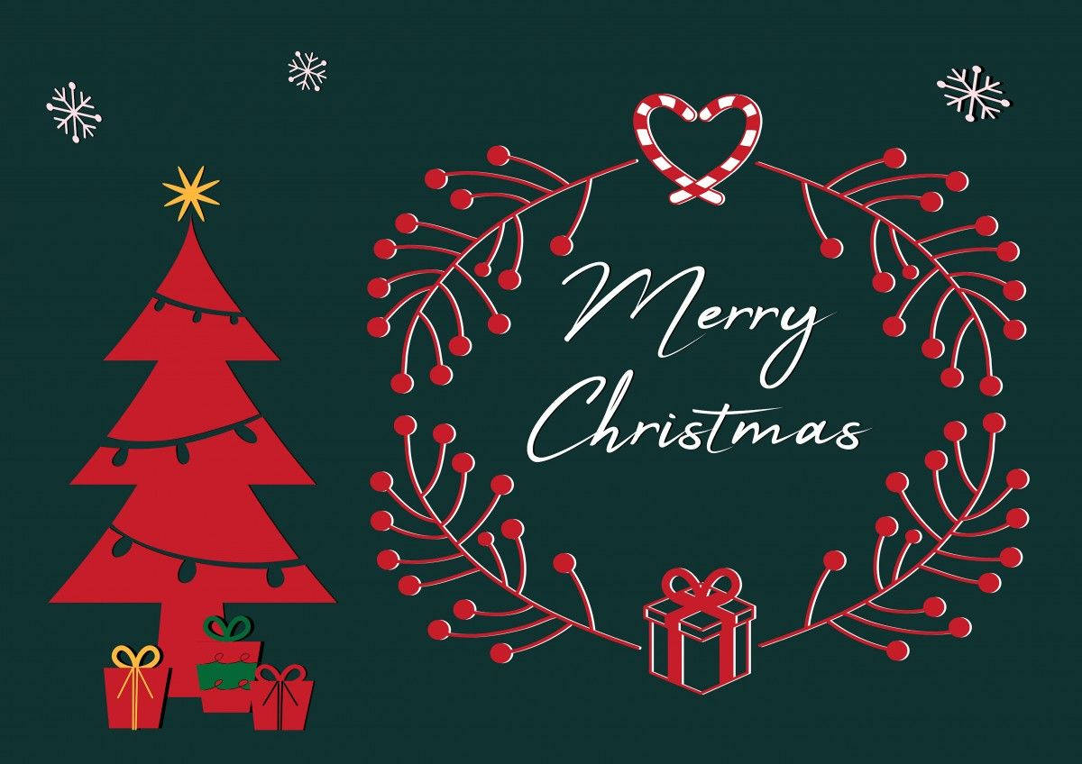 Greetings Christmas Holiday Desktop Wallpaper