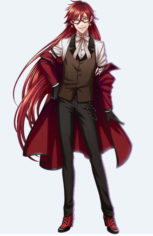 Captivating Grell Sutcliff from Black Butler Wallpaper