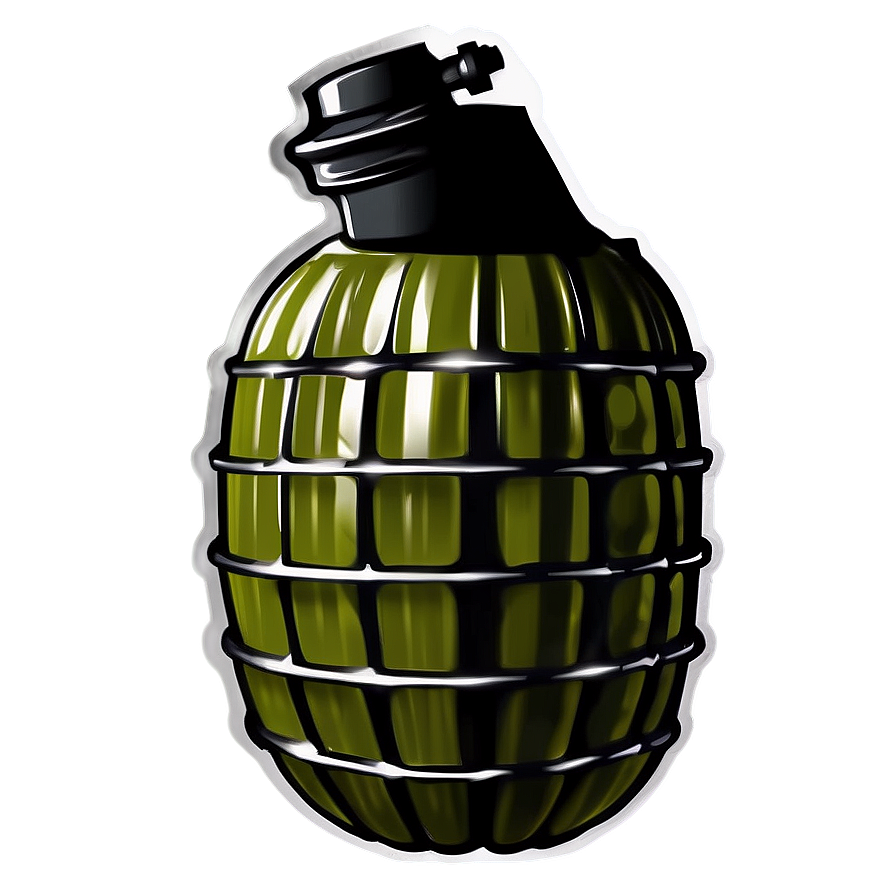 Grenade Silhouette Png Krh70 PNG