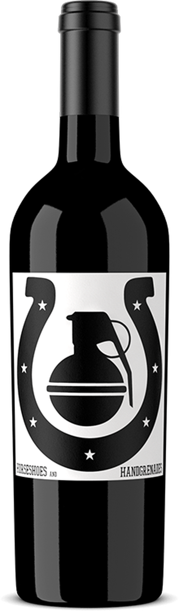 Grenade Wine Bottle Design PNG