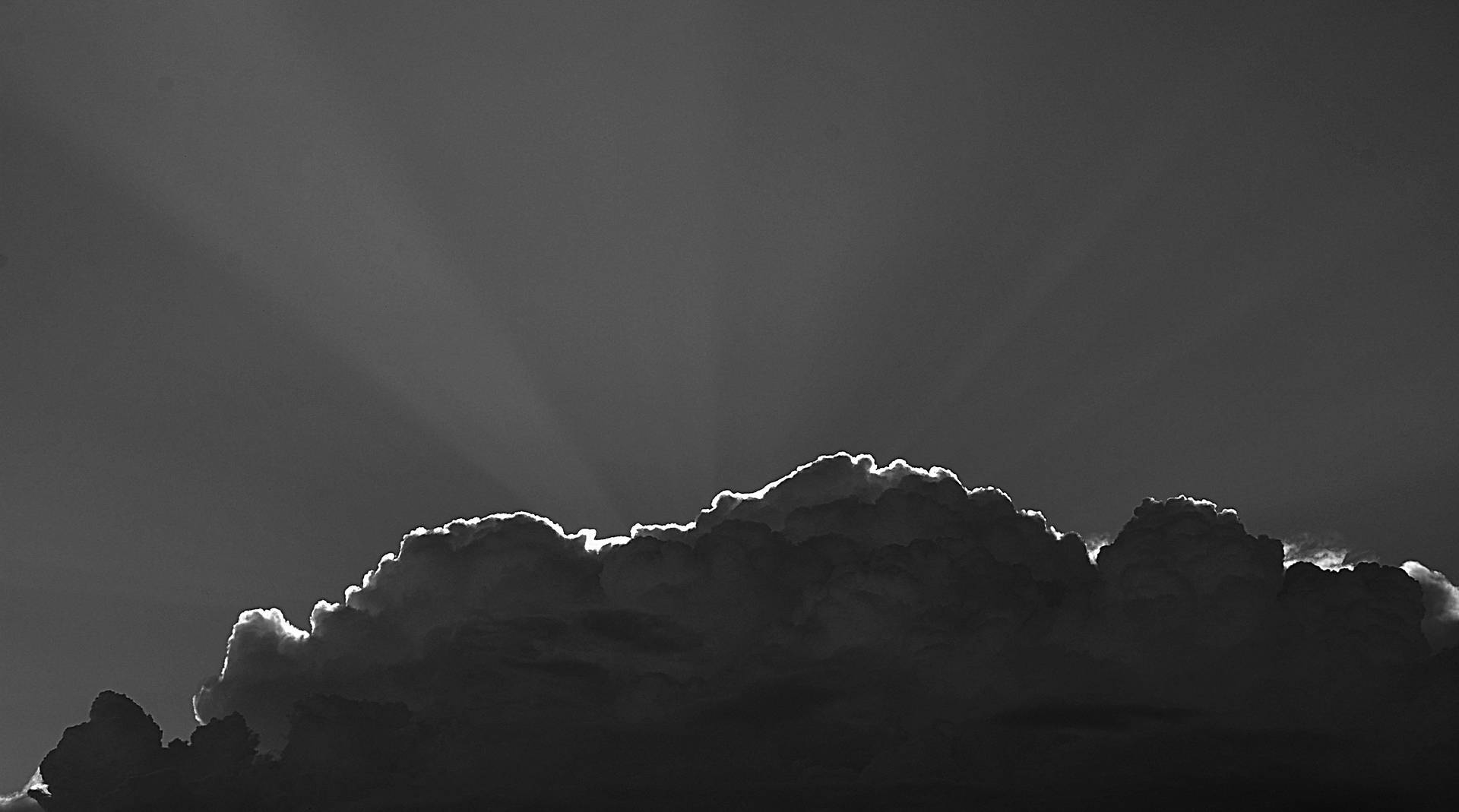 Grey Aesthetic Clouds Wallpaper