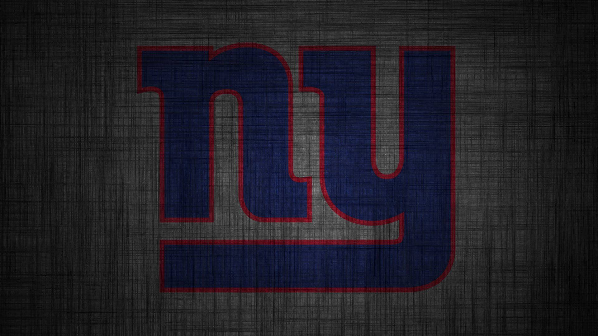 Grey And Black New York Giants Logo Wallpaper