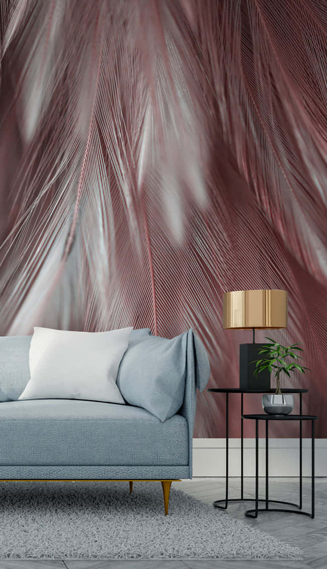 Shades of Grey And Pink Fused Together Wallpaper