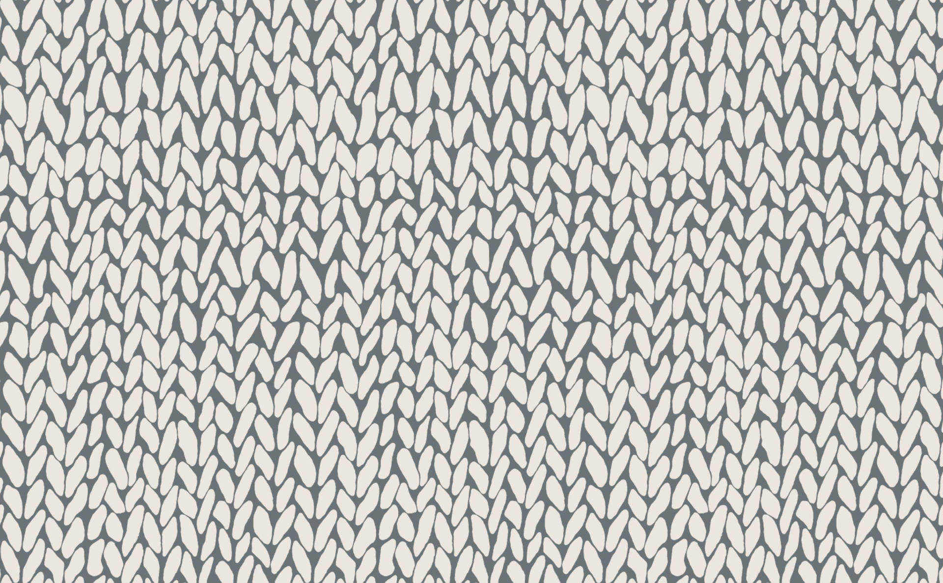 Grey Background With Knitted Pattern Wallpaper