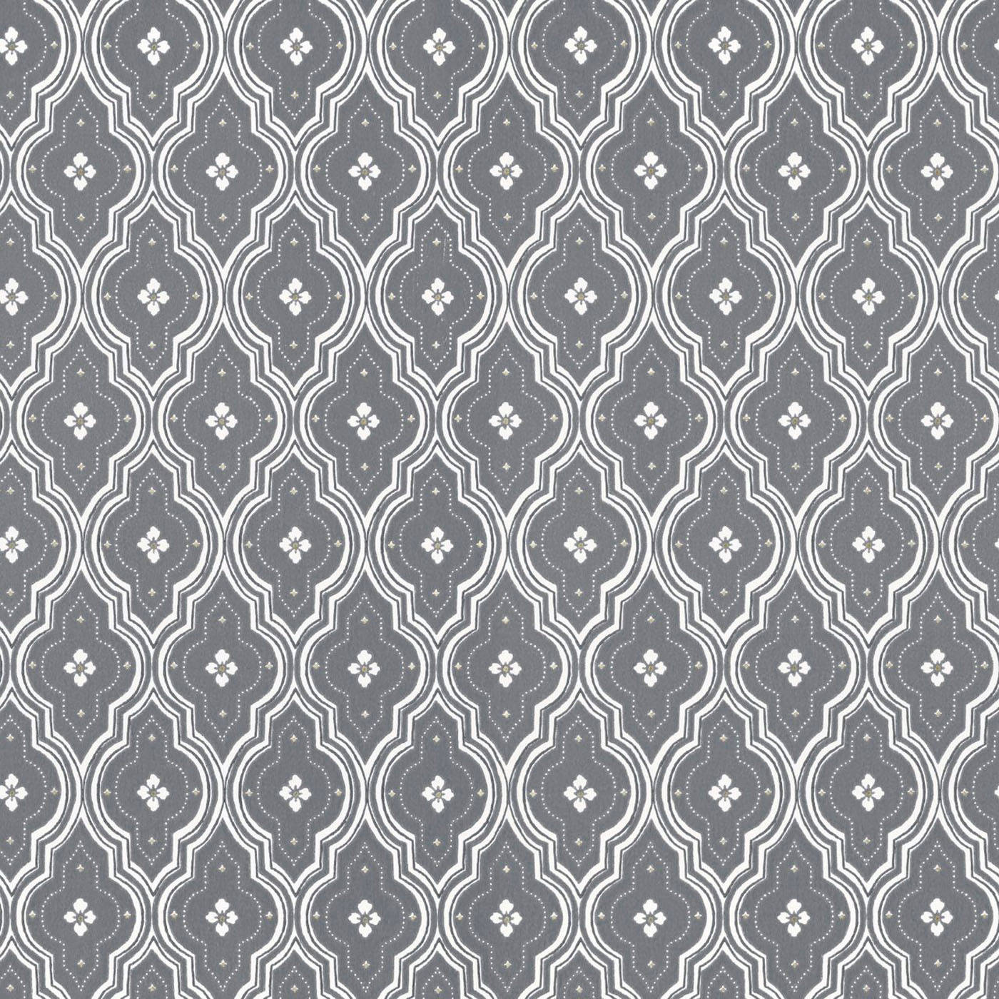 Grey Background With Repeating Pattern Wallpaper