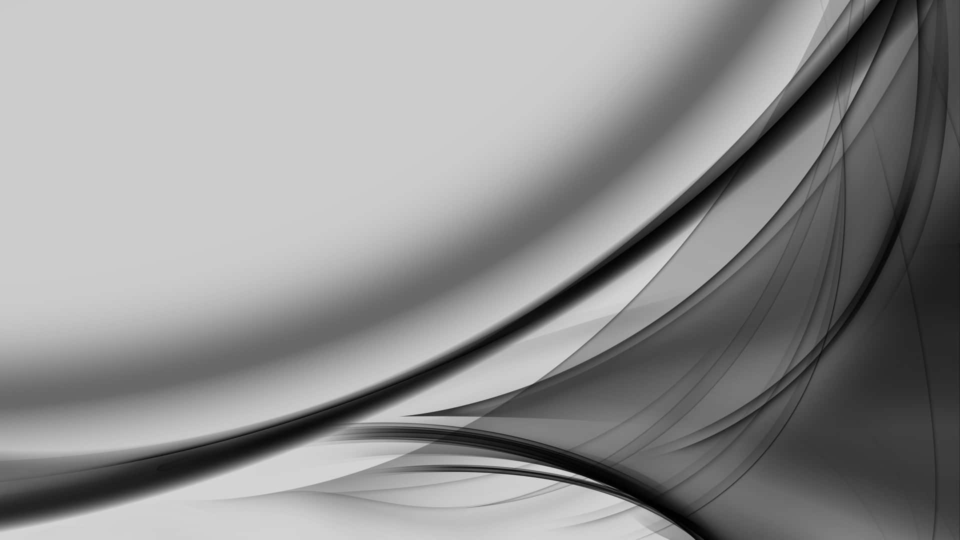 Grey With Abstract Black Lines Background