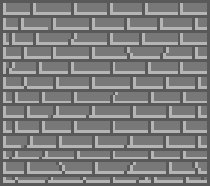 Grey Brick Wall Pattern PNG