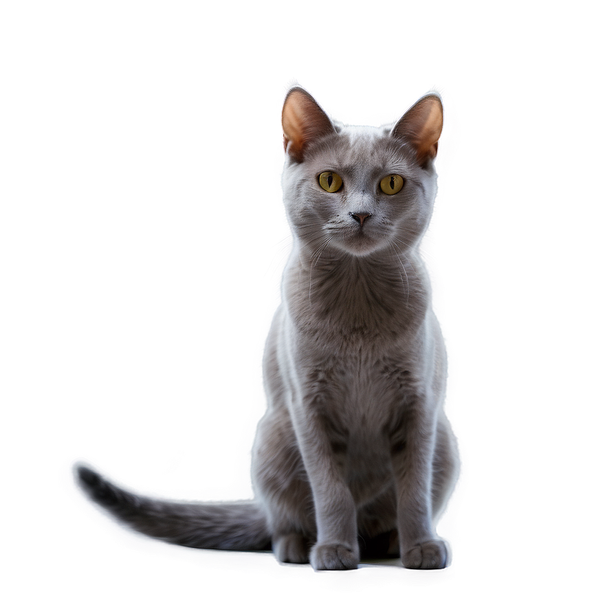 Grey Cat In Sunlight Png 28 PNG